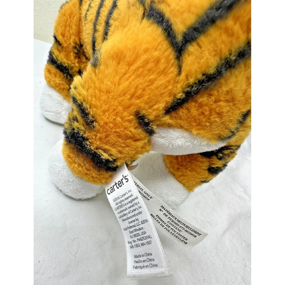 Carters Tiger Lovey 2015 Soft Plush Baby Security Stuffed Animal 8